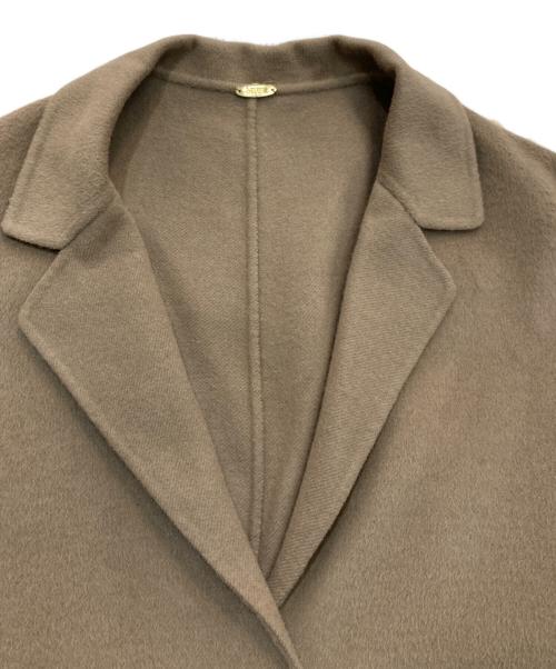 MUSE de Deuxieme Classe（ミューズ ドゥーズィエム クラス）MUSE de Deuxieme Classe (ミューズ ドゥーズィエム クラス) ウールアンゴラリバーコート　21020500402030 ベージュ サイズ:Freeの古着・服飾アイテム