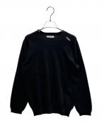 MADISON BLUEマディソンブルー）の古着「HELLO CREW L/S PO」｜ブラック