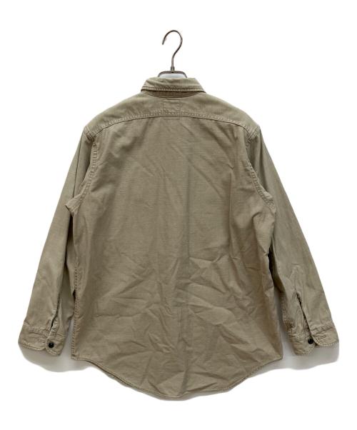 MADISON BLUE（マディソンブルー）MADISON BLUE (マディソンブルー) HAMPTON BACK SATIN SHIRT ベージュ サイズ:Ｓの古着・服飾アイテム