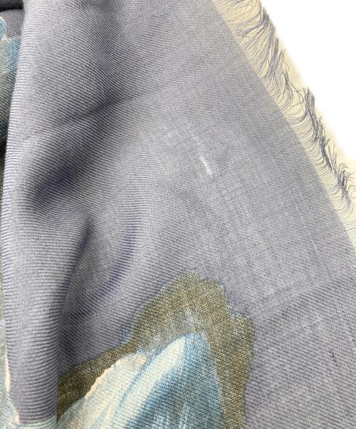 LOEWE（ロエベ）LOEWE (ロエベ) 大判ストール ネイビーの古着・服飾アイテム