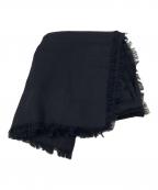 LOEWEロエベ）の古着「アナグラム大判ストール」｜ブラック