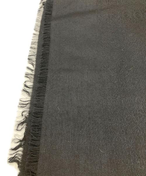 LOEWE（ロエベ）LOEWE (ロエベ) アナグラム大判ストール ブラックの古着・服飾アイテム