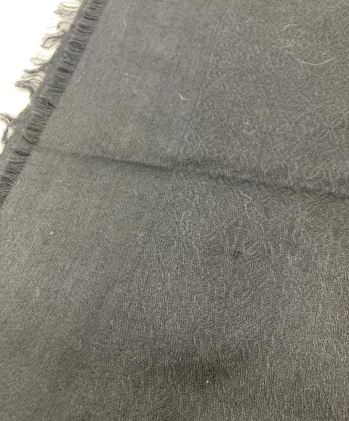 LOEWE（ロエベ）LOEWE (ロエベ) アナグラム大判ストール ブラックの古着・服飾アイテム