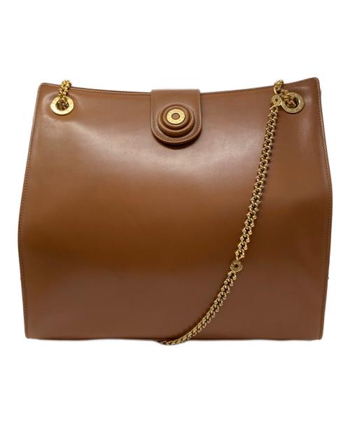 TIFFANY & Co.（ティファニー アンド コー）TIFFANY & Co. (ティファニー アンド コー) チェーンショルダーバッグ ブラウンの古着・服飾アイテム