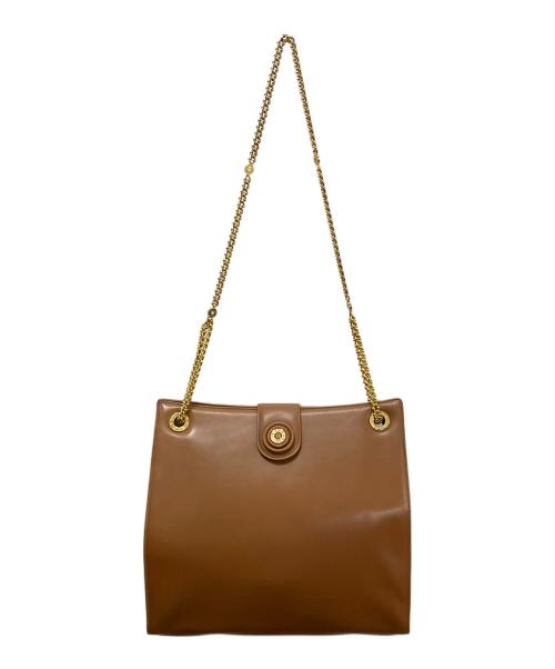 TIFFANY & Co.（ティファニー アンド コー）TIFFANY & Co. (ティファニー アンド コー) チェーンショルダーバッグ ブラウンの古着・服飾アイテム