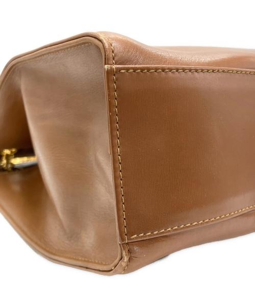 TIFFANY & Co.（ティファニー アンド コー）TIFFANY & Co. (ティファニー アンド コー) チェーンショルダーバッグ ブラウンの古着・服飾アイテム