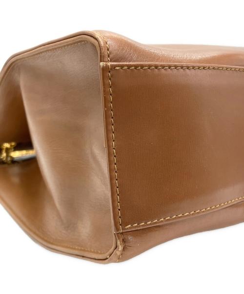 TIFFANY & Co.（ティファニー アンド コー）TIFFANY & Co. (ティファニー アンド コー) チェーンショルダーバッグ ブラウンの古着・服飾アイテム