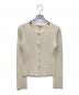 TOCCA（トッカ）の古着「SILK RIB CARDIGAN」｜ベージュ