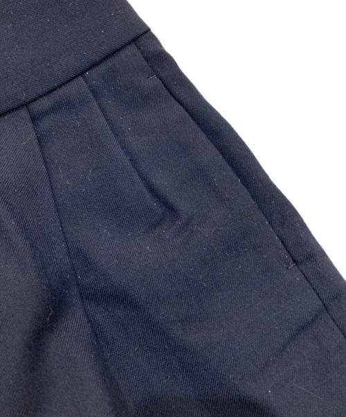 MARGARET HOWELL（マーガレットハウエル）MARGARET HOWELL (マーガレットハウエル) FOX BROTHERS (フォックスブラザーズ) ウールタックパンツ ネイビー サイズ:1の古着・服飾アイテム