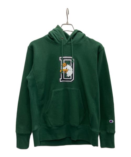 Champion REVERSE WEAVE（チャンピオン リバース ウィーブ）Champion REVERSE WEAVE (チャンピオン リバース ウィーブ) パーカー グリーン サイズ:Mの古着・服飾アイテム