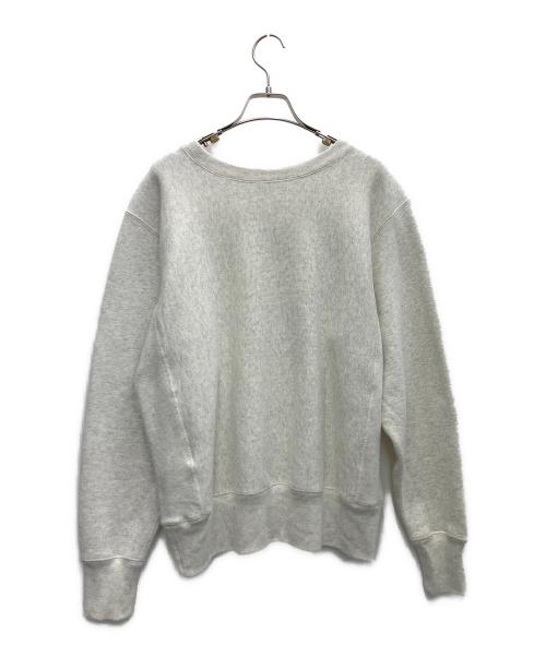 Champion REVERSE WEAVE（チャンピオン リバース ウィーブ）Champion REVERSE WEAVE (チャンピオン リバース ウィーブ) サーマルネックスウェット グレー サイズ:Lの古着・服飾アイテム