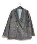 NOLLEY'Sノーリーズ）の古着「ストレッチツイルダブルジャケット」｜グレー