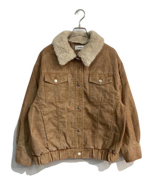 Snidel（スナイデル）Snidel (スナイデル) 衿ボアコーデュロイブルゾン　SWFC251035 キャメル サイズ:Freeの古着・服飾アイテム