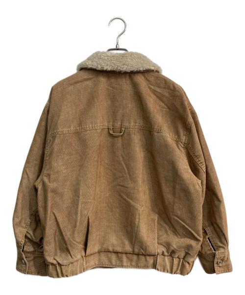 Snidel（スナイデル）Snidel (スナイデル) 衿ボアコーデュロイブルゾン　SWFC251035 キャメル サイズ:Freeの古着・服飾アイテム