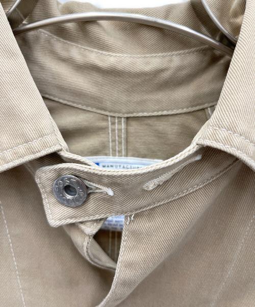 POST O'ALLS（ポストオーバーオールズ）POST O'ALLS (ポストオーバーオールズ) カバーオール ベージュ サイズ:XSの古着・服飾アイテム