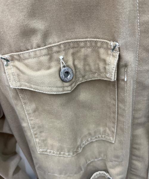 POST O'ALLS（ポストオーバーオールズ）POST O'ALLS (ポストオーバーオールズ) カバーオール ベージュ サイズ:XSの古着・服飾アイテム