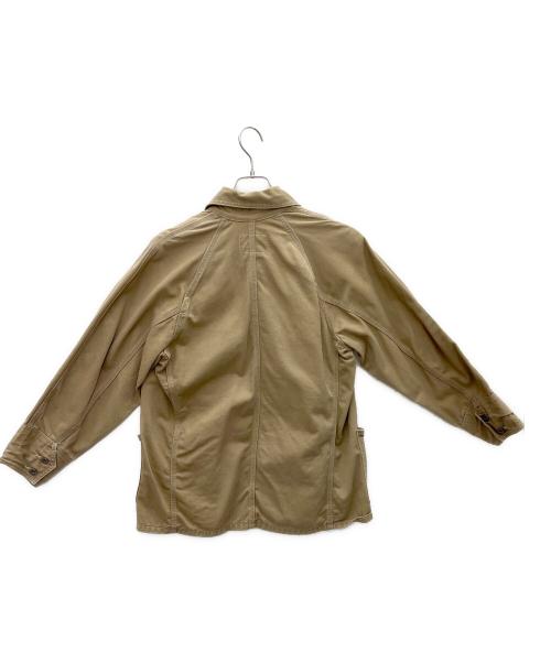 POST O'ALLS（ポストオーバーオールズ）POST O'ALLS (ポストオーバーオールズ) カバーオール ベージュ サイズ:XSの古着・服飾アイテム