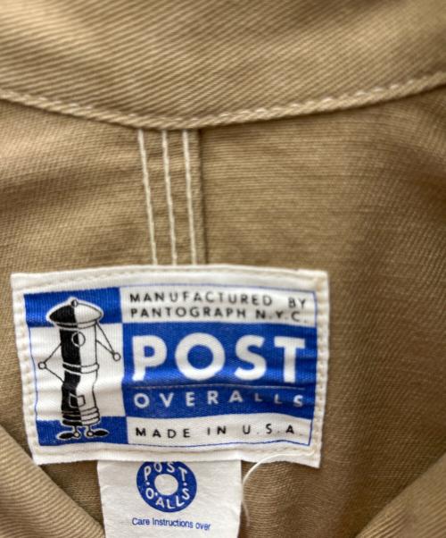 POST O'ALLS（ポストオーバーオールズ）POST O'ALLS (ポストオーバーオールズ) カバーオール ベージュ サイズ:XSの古着・服飾アイテム