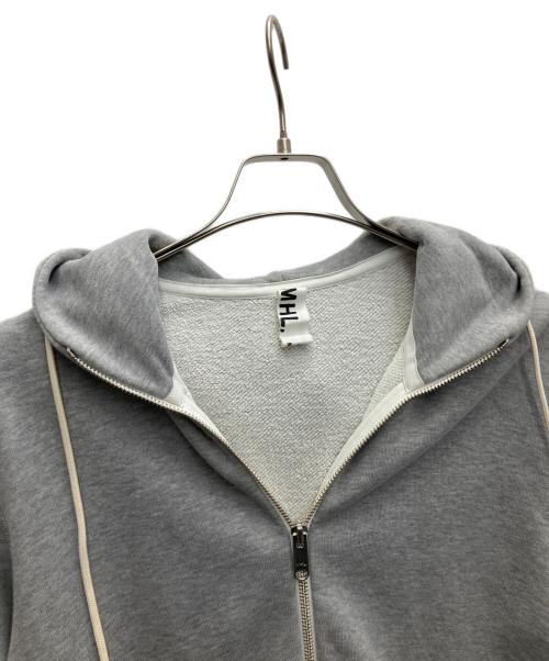 MHL（エムエイチエル）MHL (エムエイチエル) ジップパーカー ライトグレー サイズ:Mの古着・服飾アイテム
