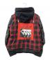 DIESEL (ディーゼル) L-NORMAN JACKET ブラック×レッド サイズ:Ｌ：27000円