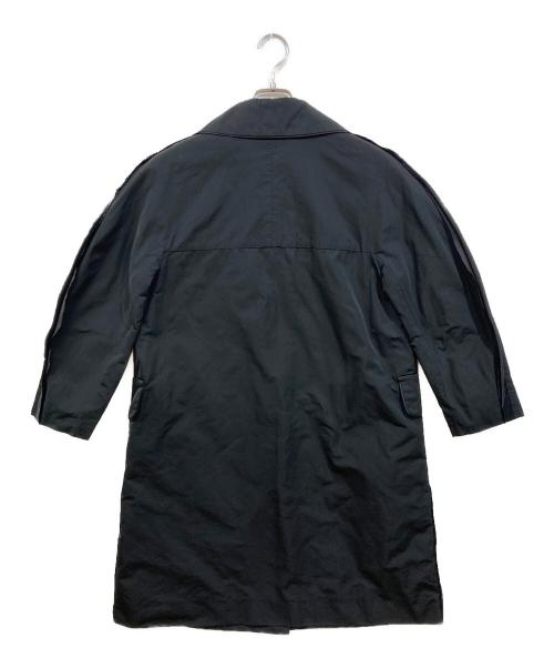 LOUIS VUITTON（ルイ ヴィトン）LOUIS VUITTON (ルイ ヴィトン) シルクブレンド丸襟コート ブラック サイズ:42の古着・服飾アイテム