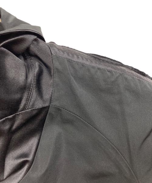 LOUIS VUITTON（ルイ ヴィトン）LOUIS VUITTON (ルイ ヴィトン) シルクブレンド丸襟コート ブラック サイズ:42の古着・服飾アイテム