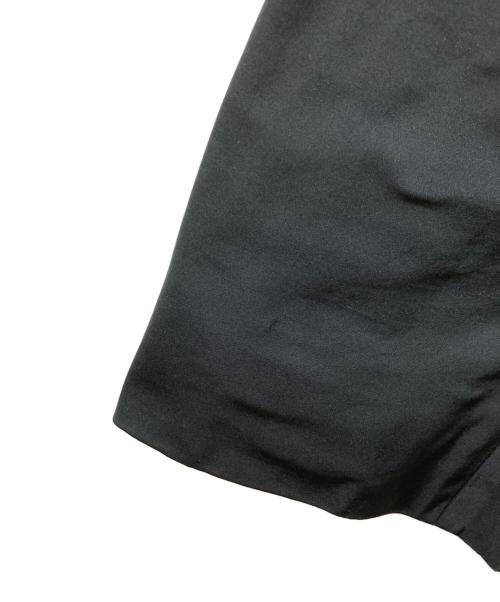 LOUIS VUITTON（ルイ ヴィトン）LOUIS VUITTON (ルイ ヴィトン) シルクブレンド丸襟コート ブラック サイズ:42の古着・服飾アイテム