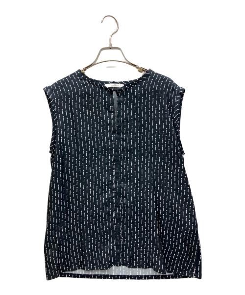 MaxMara（マックスマーラ）MaxMara (マックスマーラ) ボウタイシルクブラウス ブラック サイズ:44の古着・服飾アイテム