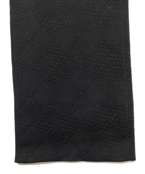 LOUIS VUITTON（ルイ ヴィトン）LOUIS VUITTON (ルイ ヴィトン) テクスチャーニットウールブレンドロングパンツ ブラック サイズ:XLの古着・服飾アイテム