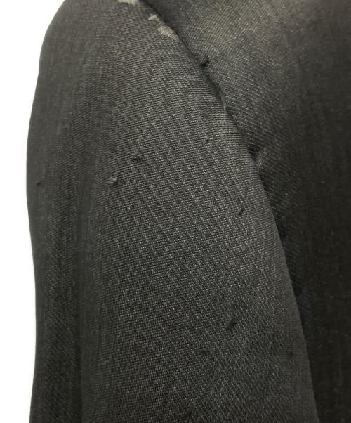EMPORIO ARMANI（エンポリオアルマーニ）EMPORIO ARMANI (エンポリオアルマーニ) 00ｓシルクブレンドテーラードジャケット ブラック サイズ:48の古着・服飾アイテム