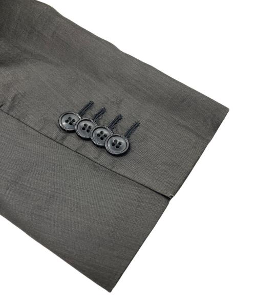 EMPORIO ARMANI（エンポリオアルマーニ）EMPORIO ARMANI (エンポリオアルマーニ) 00ｓシルクブレンドテーラードジャケット ブラック サイズ:48の古着・服飾アイテム