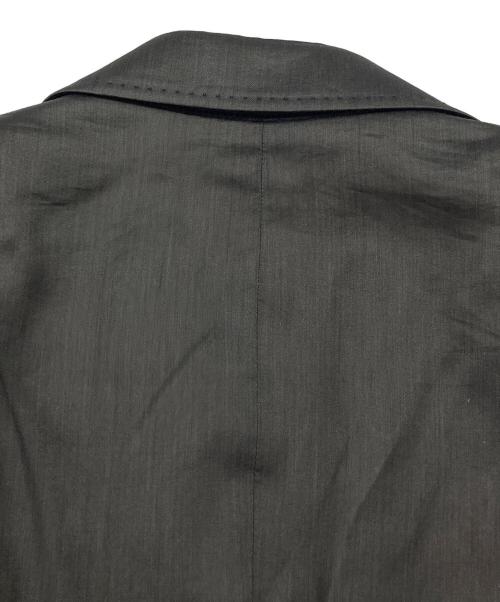 EMPORIO ARMANI（エンポリオアルマーニ）EMPORIO ARMANI (エンポリオアルマーニ) 00ｓシルクブレンドテーラードジャケット ブラック サイズ:48の古着・服飾アイテム