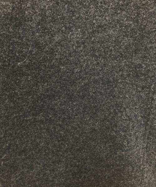 EMPORIO ARMANI（エンポリオアルマーニ）EMPORIO ARMANI (エンポリオアルマーニ) レザーベルトウールコート グレー サイズ:Lの古着・服飾アイテム