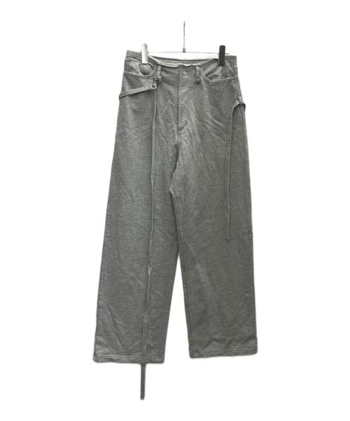 THE TOE（ザ・トゥー）THE TOE (ザ・トゥー) Greenwich belt sweat pants グレー サイズ:Sの古着・服飾アイテム