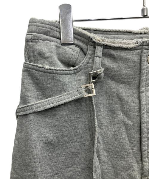 THE TOE（ザ・トゥー）THE TOE (ザ・トゥー) Greenwich belt sweat pants グレー サイズ:Sの古着・服飾アイテム