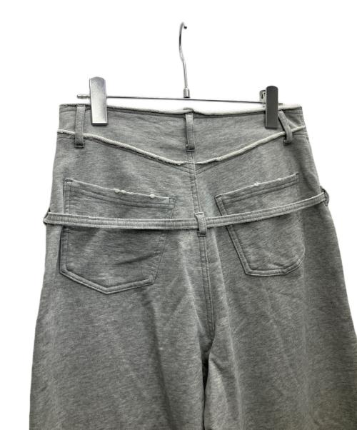THE TOE（ザ・トゥー）THE TOE (ザ・トゥー) Greenwich belt sweat pants グレー サイズ:Sの古着・服飾アイテム