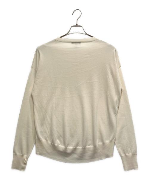 theory（セオリー）theory (セオリー) リブニット ホワイト サイズ:Sの古着・服飾アイテム