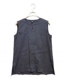 theory（セオリー）の古着「Eco Crunch Wash Slit Front SL」｜ネイビー