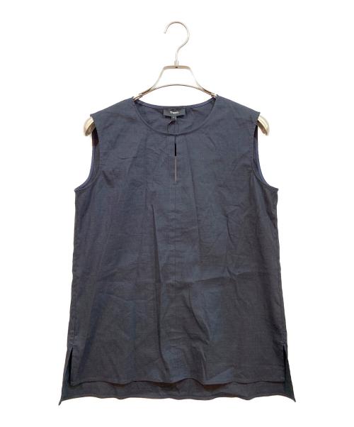 theory（セオリー）theory (セオリー) Eco Crunch Wash Slit Front SL ネイビー サイズ:S 未使用品の古着・服飾アイテム