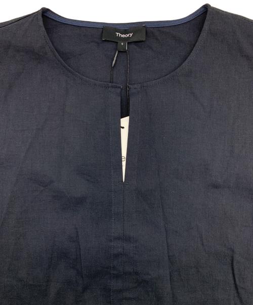 theory（セオリー）theory (セオリー) Eco Crunch Wash Slit Front SL ネイビー サイズ:S 未使用品の古着・服飾アイテム
