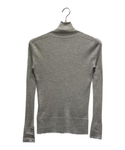 uncrave（アンクレイヴ3.）uncrave (アンクレイヴ3.) シアーカシミアタートルネックニット グレー サイズ:１の古着・服飾アイテム