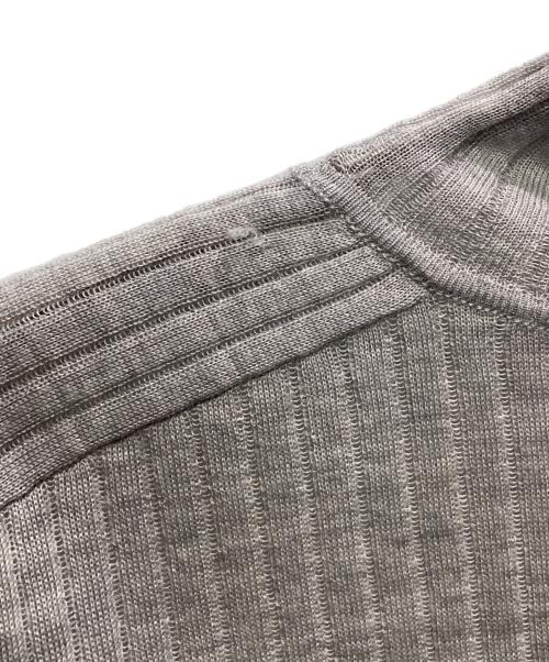uncrave（アンクレイヴ3.）uncrave (アンクレイヴ3.) シアーカシミアタートルネックニット グレー サイズ:１の古着・服飾アイテム