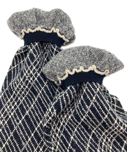 HER LIP TO（ハーリップトゥ）HER LIP TO (ハーリップトゥ) Vosges Jacquard Knit Dress ネイビー サイズ:Sの古着・服飾アイテム