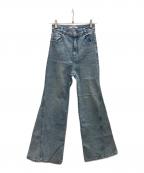 Snidelスナイデル）の古着「Sustainableストレッチフレアデニムパンツ」｜インディゴ