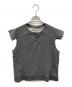 MM6 Maison Margiela（エムエムシックスメゾンマルジェラ）の古着「デザインノースリーブスウェット」｜グレー