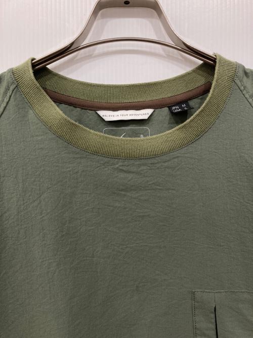 NANGA（ナンガ）NANGA (ナンガ) AIR CLOTH COMFY TEE オリーブ サイズ:Mの古着・服飾アイテム