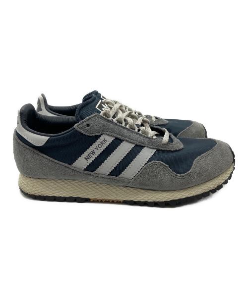 adidas（アディダス）adidas (アディダス) NEW YORK ネイビー×グレー サイズ:27の古着・服飾アイテム