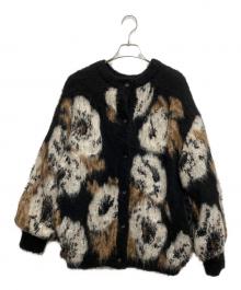 Ameri（アメリ）の古着「VERONICAJACQUARDKNIT CARDIGAN」｜ブラック