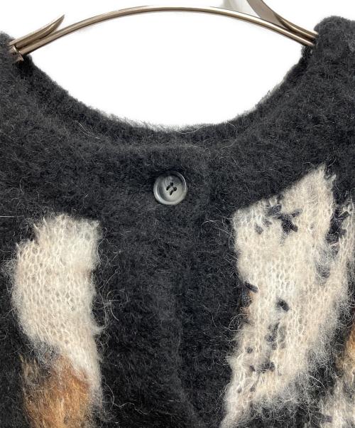 Ameri（アメリ）AMERI (アメリ) VERONICAJACQUARDKNIT CARDIGAN ブラック サイズ:FREEの古着・服飾アイテム