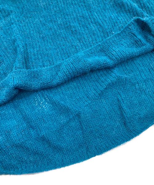 Ameri（アメリ）AMERI (アメリ) LOOSE FRILL KNIT TOP　0124201230960 ブルー サイズ:Freeの古着・服飾アイテム